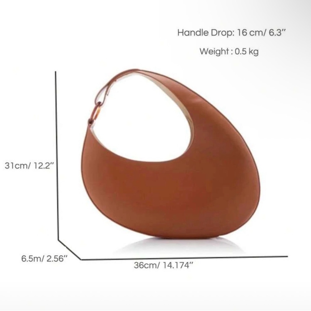 Tan Leather Shoulder Bag - Picture 3 of 9